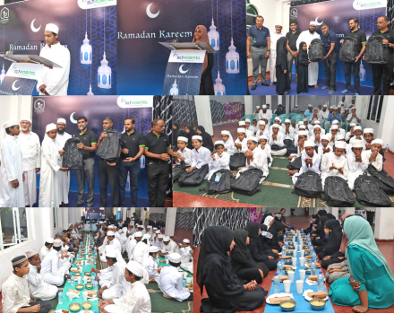 SLT-MOBITEL Iftar Celebration at Al-Misbahiyyah Arabic College