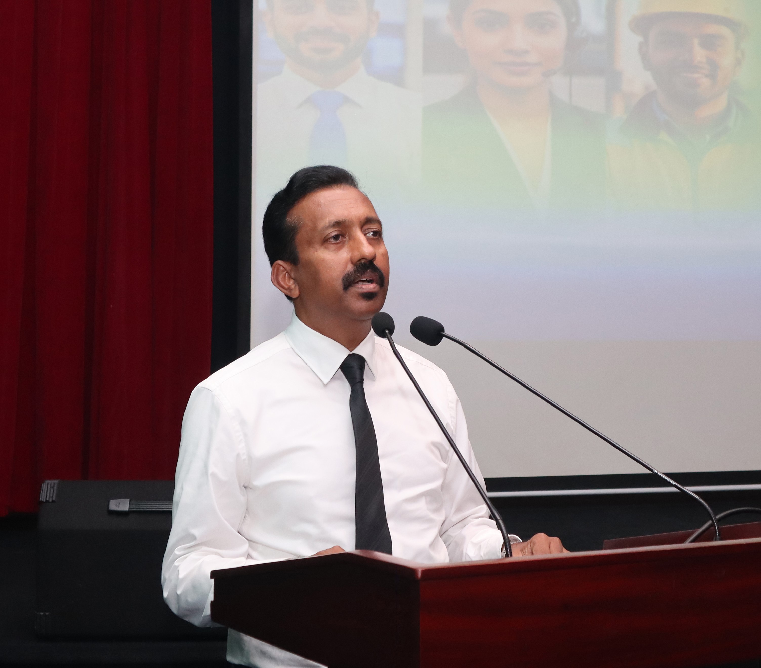 Prabhath Dahanayake at the event